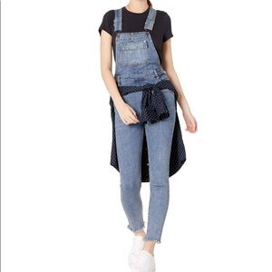 RVCA denim overalls